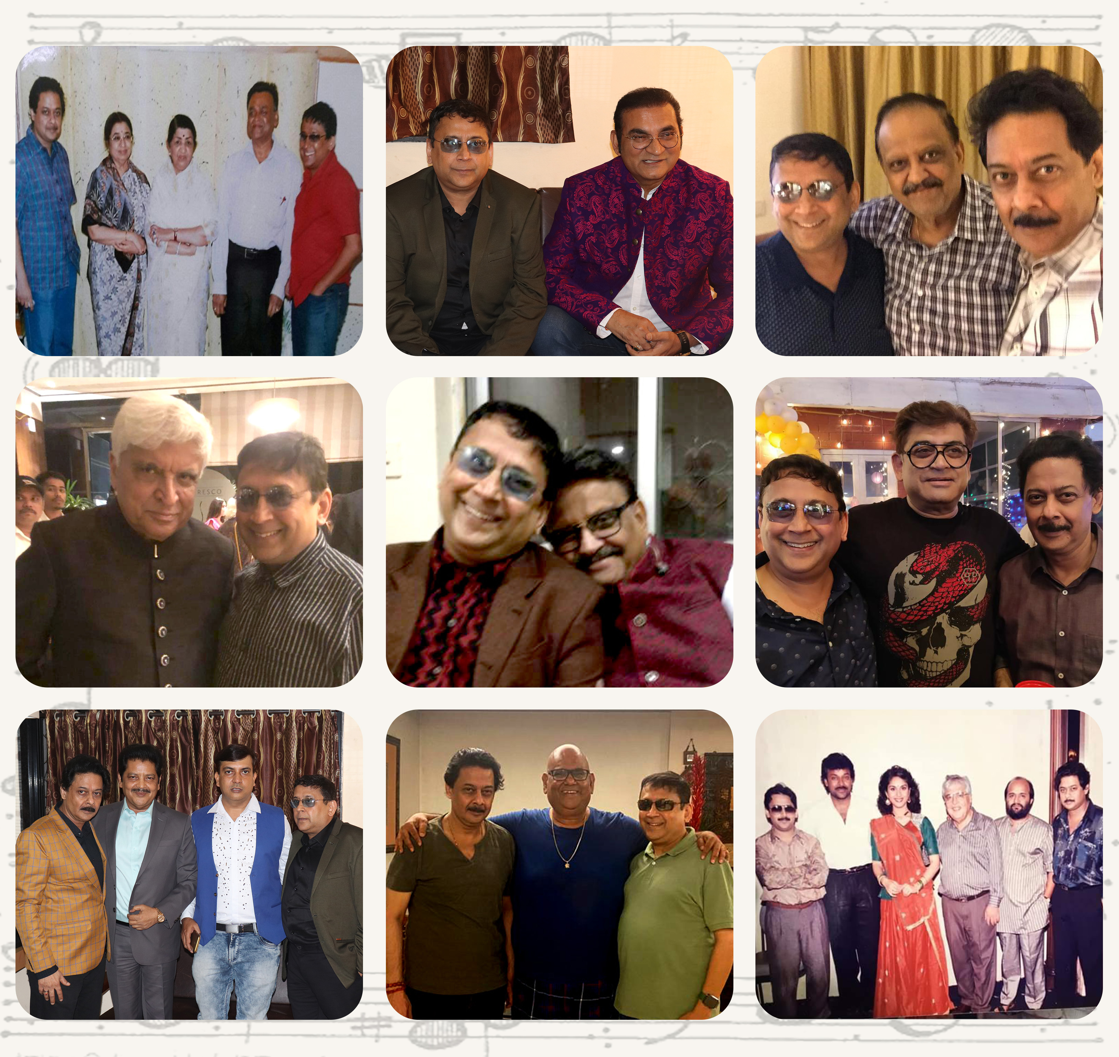 Anand Milind Celebrities Collage Gen Z